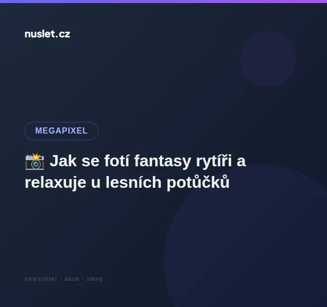 Megapixel: Fotokurzy a workshopy – květen 2026 | Nuslet.cz