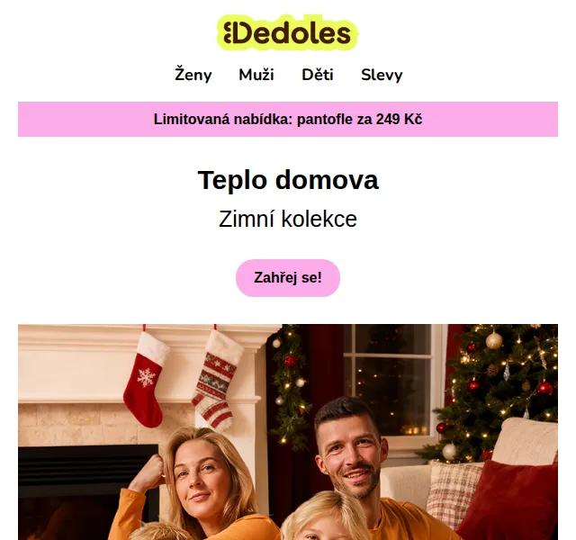 Dedoles: Zimní kolekce pro celou rodinu – červen 2026 | Nuslet.cz