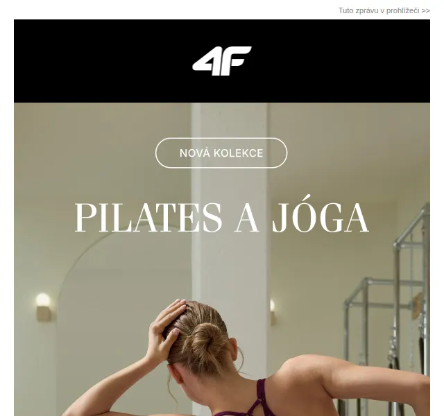4Fstore: Nová kolekce Pilates a Jóga - červen 2026 | Nuslet.cz