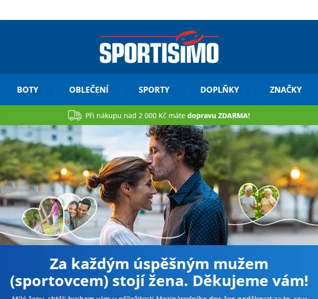 Sportisimo.cz: MDŽ poděkování ženám – červen 2026 | Nuslet.cz