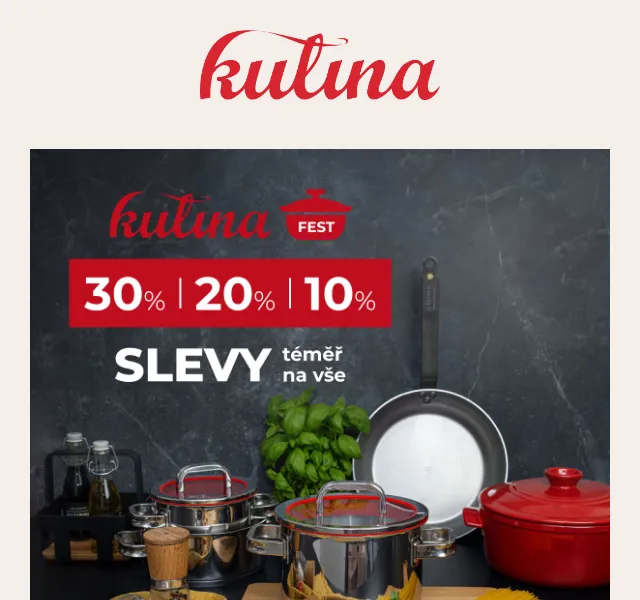 KULINA.cz: Slevy na bestsellery WMF, de Buyer, Zwilling – červen 2026 | Nuslet.cz