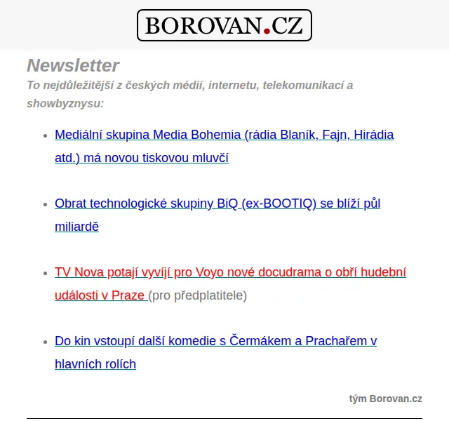 Aleš Borovan: Mediální přehled – červen 2026 | Nuslet.cz