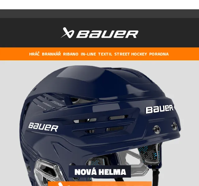 Bauer Hockey Česko: helma RE-AKT 85 od 3 999 Kč – červen 2026 | Nuslet.cz