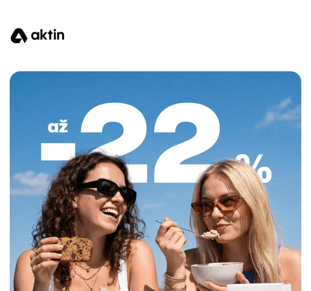 Aktin: minutové kaše a ořechová másla až -22 % – červen 2026
