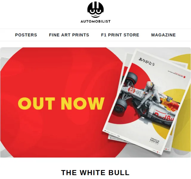 Automobilist: Plakát White Bull Red Bull – červen 2026 | Nuslet.cz