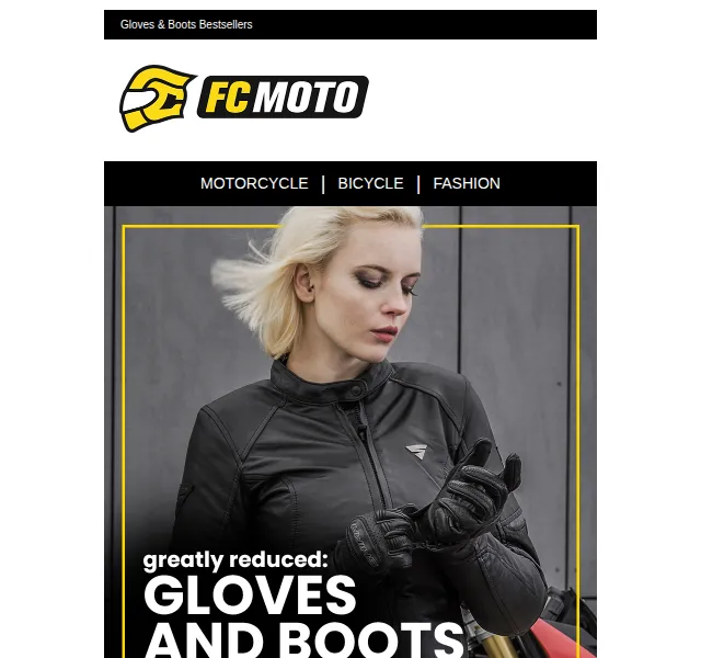FC-Moto: Slevy na motocyklové rukavice a boty – červen 2026 | Nuslet.cz
