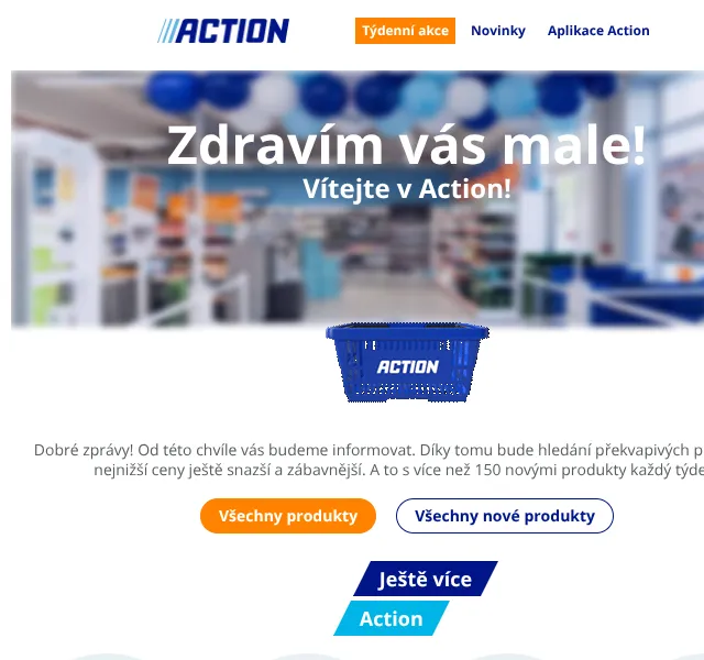 Action: 150 nových produktů každý týden – duben 2026 | Nuslet.cz