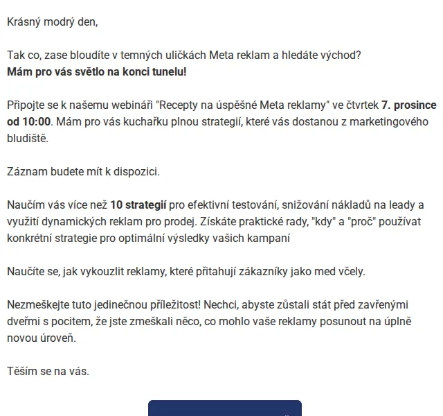David Lörincz: Webinář Meta reklamy – červenec 2026 | Nuslet.cz