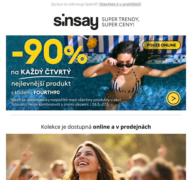 Sinsay: Festivalová kolekce – květen 2026 | Nuslet.cz