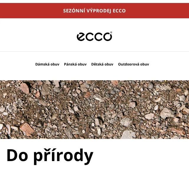 ECCO: 40 % sleva na obuv – červenec 2026 | Nuslet.cz