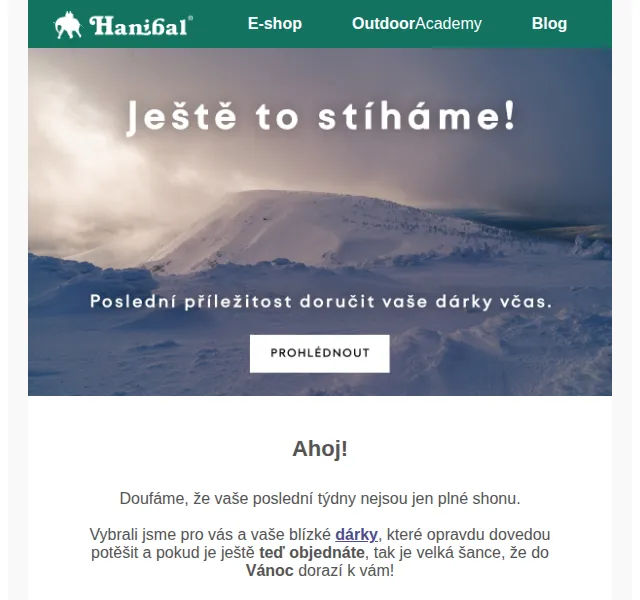 Hanibal: Dárkové poukazy a poslední dárky – červen 2026 | Nuslet.cz