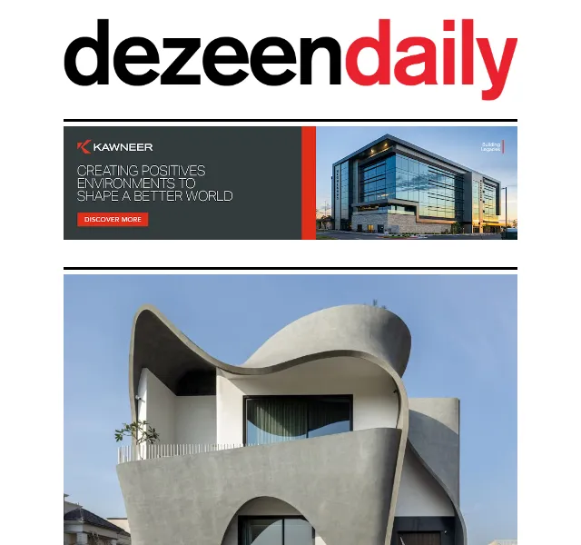 Dezeen Daily: Světová architektura a design – červen 2026 | Nuslet.cz