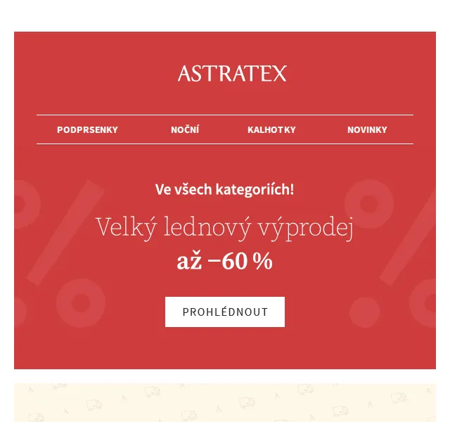 Astratex.cz: Výprodej až −60 % a doprava zdarma – červen 2026 | Nuslet.cz