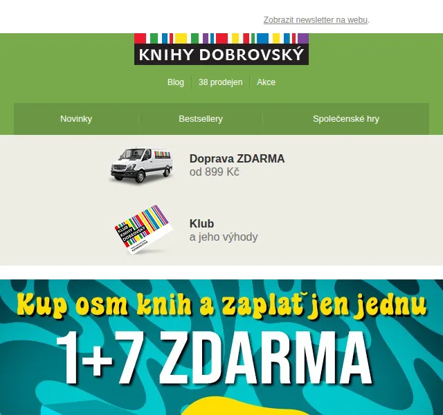 KnihyDobrovsky.cz: 1+7 knih zdarma – červen 2026 | Nuslet.cz