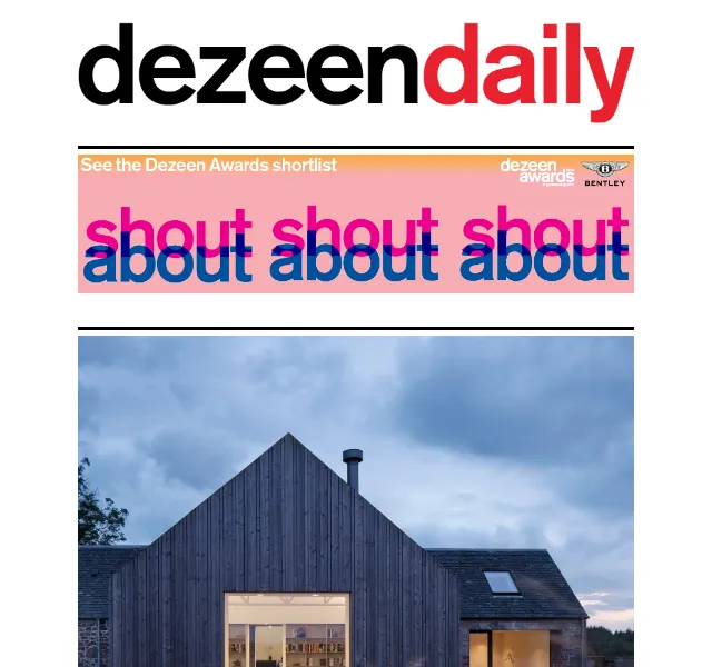 Dezeen Daily: Architektonické zprávy – červen 2026 | Nuslet.cz
