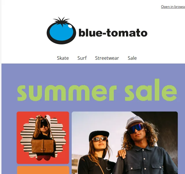 BLUE TOMATO: Summer Sale až -50 % na doplňky – červen 2026 | Nuslet.cz
