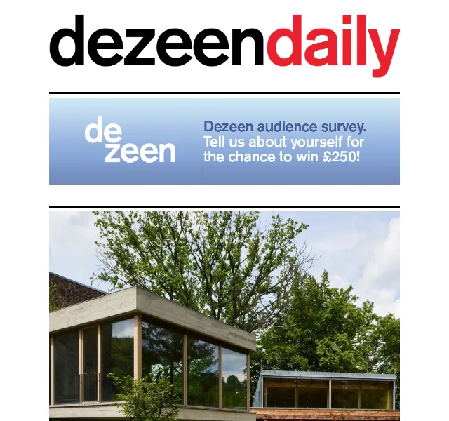 Dezeen Daily: novinky z architektury a designu – červen 2026 | Nuslet.cz