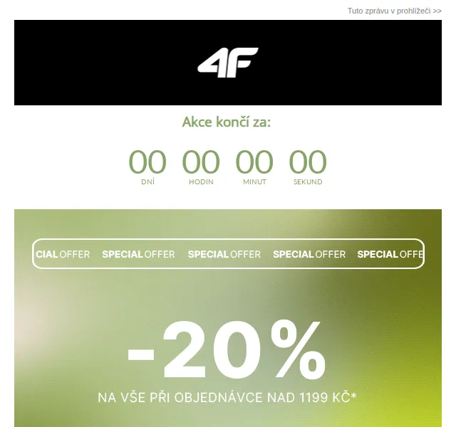 4Fstore: Sleva 20 % na vše – červen 2026 | Nuslet.cz