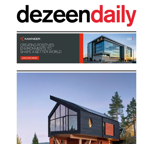Dezeen Daily: Nové architektonické projekty a design – červenec 2026 | Nuslet.cz