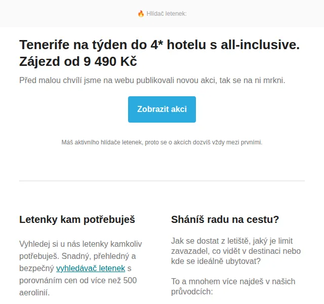 Cestujlevne.com: Tenerife na týden od 9 490 Kč – červen 2026 | Nuslet.cz