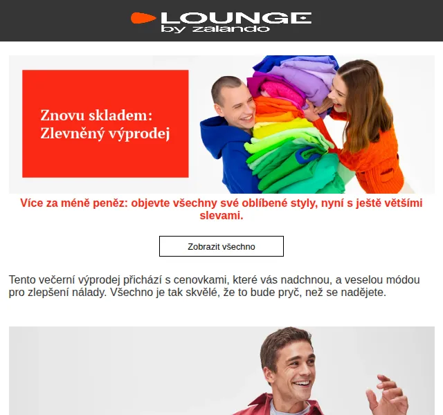 Lounge by Zalando: Výprodej se slevami až 80 % – červen 2026 | Nuslet.cz
