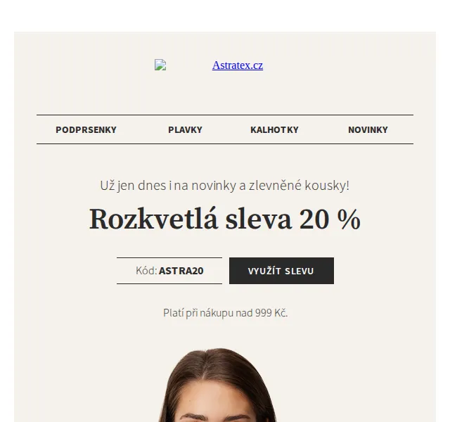 Astratex.cz: −20 % na vše a doprava ZDARMA – červen 2026 | Nuslet.cz