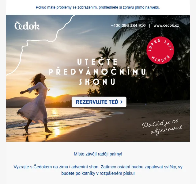 Čedok: Advent pod palmami – červen 2026 | Nuslet.cz