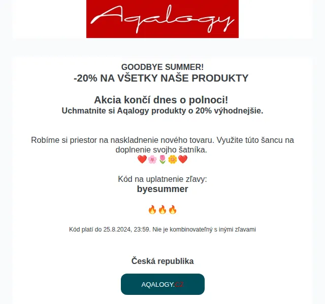 Nohavičky Aqalogy: -20 % na vše – červen 2026 | Nuslet.cz