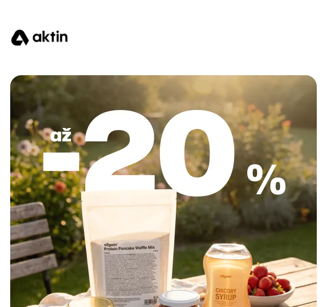 Aktin: až 20 % sleva na summer essentials – červen 2026