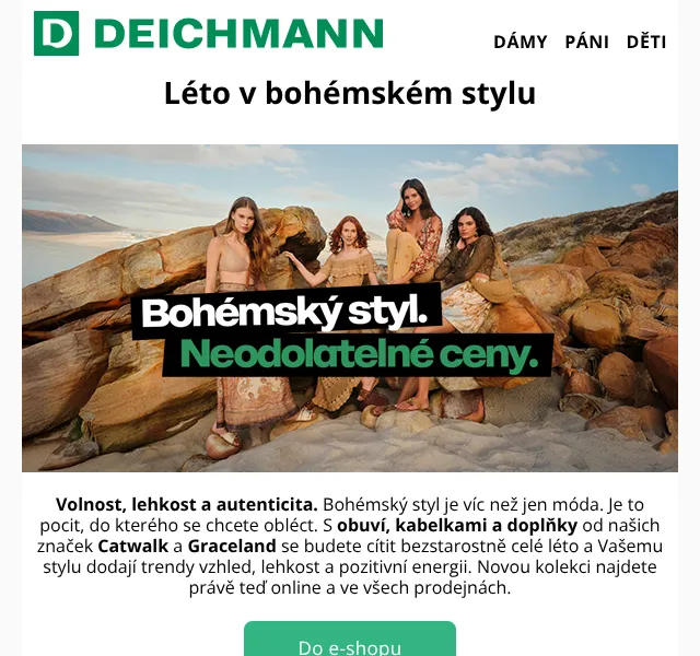 Deichmann: Letní obuv Graceland a Catwalk – květen 2026