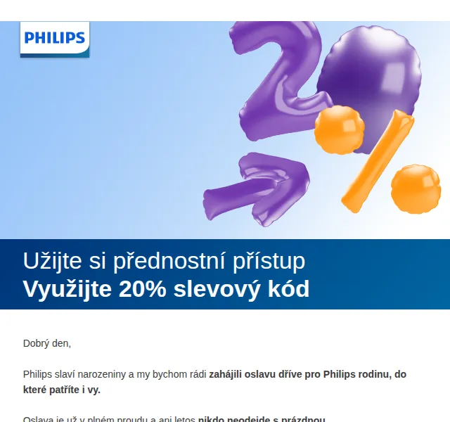 Philips: 20% sleva na osobní péči – červen 2026 | Nuslet.cz