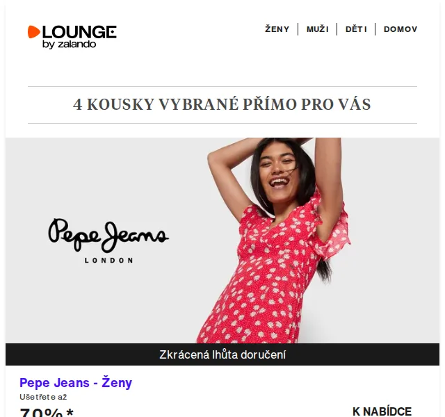 Lounge by Zalando: Pepe Jeans, Kari Traa & Maison Héritage – červen 2026 | Nuslet.cz