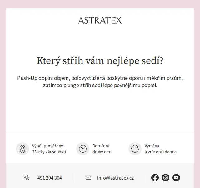 Astratex.cz: Červená podprsenka Viktoria se slevou 60 % – červen 2026 | Nuslet.cz