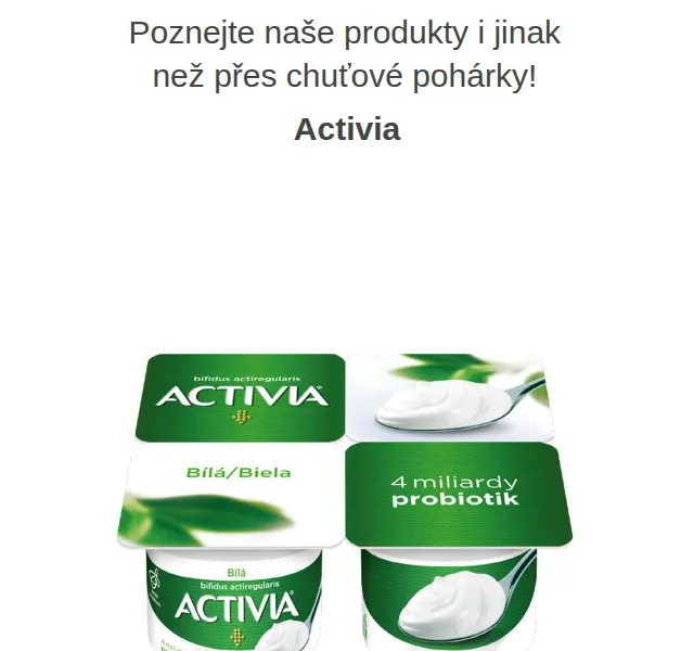 Váš HRUŠKA tým: Activia jogurty s probiotiky – červenec 2026 | Nuslet.cz