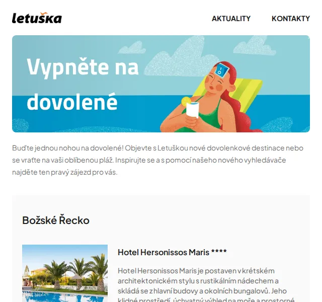 Letuška: Božské Řecko, Albánie a Karibik – nejlepší zájezdy červen 2026 | Nuslet.cz