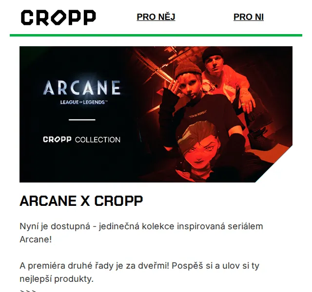 Cropp: Kolekce ARCANE X CROPP – červen 2026 | Nuslet.cz