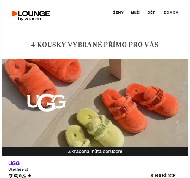 Lounge by Zalando: UGG, TOMS & ASICS se slevou až 75 % – červen 2026 | Nuslet.cz