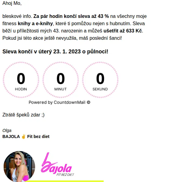 BAJOLA ✌ Fit bez diet: SLEVA až 43 % na fitness knihy – červen 2026 | Nuslet.cz