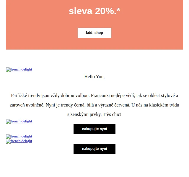Orsay: Sleva 20 % na francouzský šik – červen 2026 | Nuslet.cz