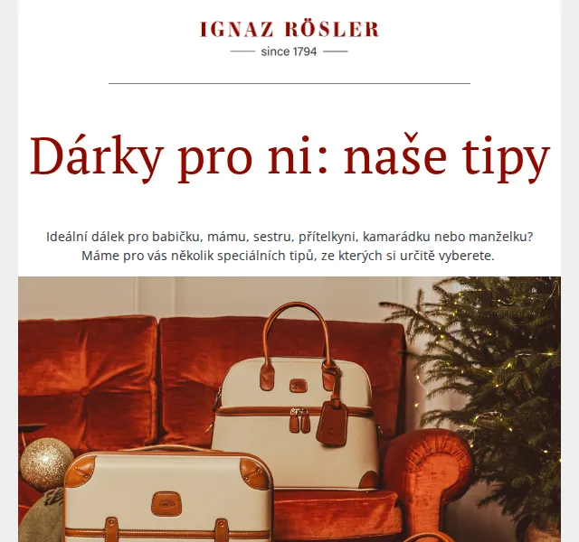 Ignazrosler.cz: Dárky pro ženy – manikúra, kabelky a nože – červen 2026 | Nuslet.cz