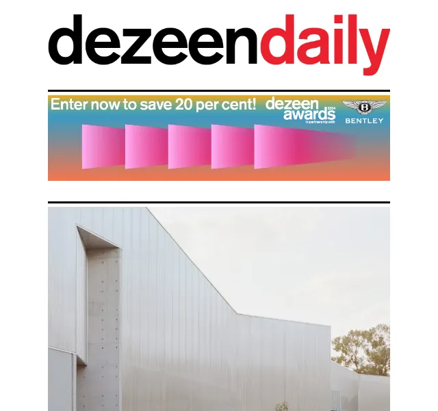 Dezeen Daily: Nové kolekce designu a architektury – červenec 2026 | Nuslet.cz