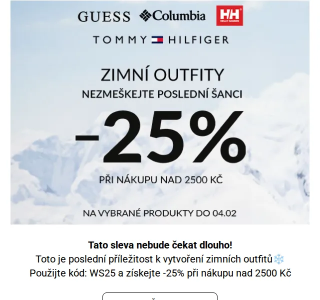 Modivo: Dodatečných -25 % na zimní outfity – červenec 2026 | Nuslet.cz