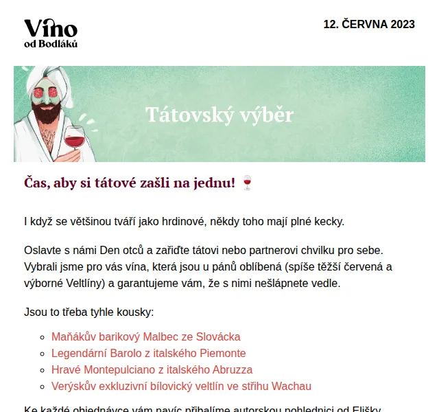 Jitka za Víno od Bodláků: Dárek pro táty k svátku – červen 2026 | Nuslet.cz