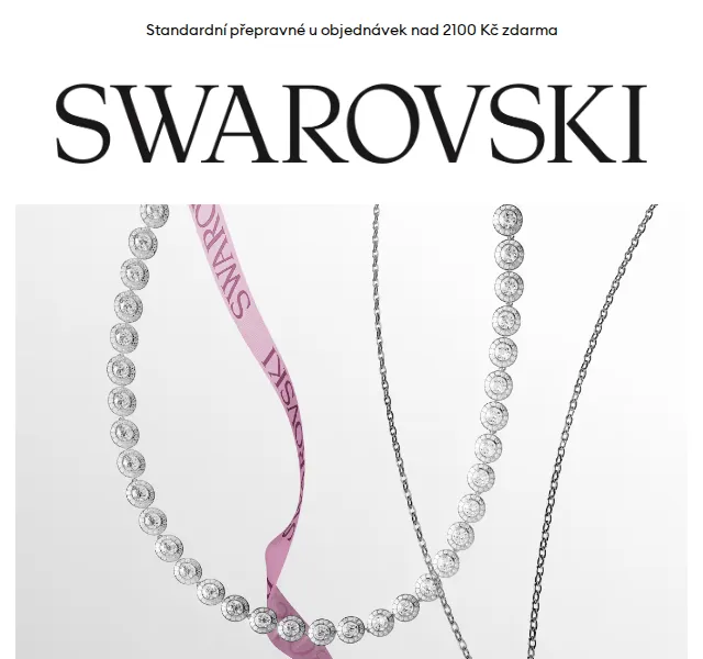 Swarovski: Šperky Angelic s pavé aureolou – červen 2026 | Nuslet.cz