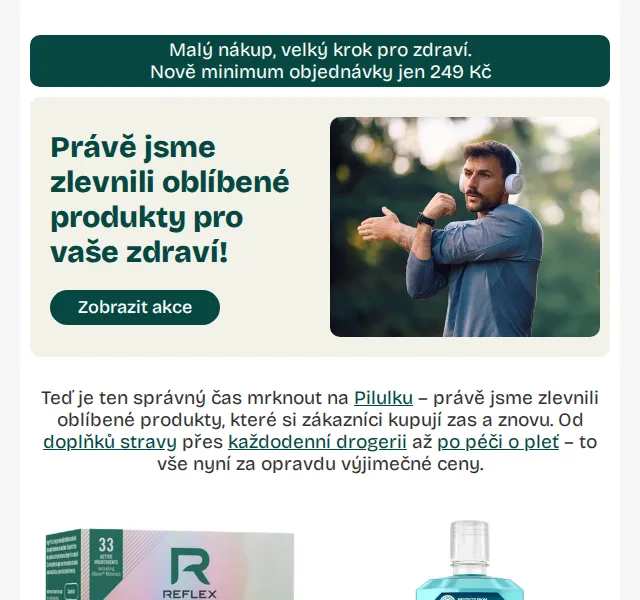 Pilulka.cz: Sleva 25 % na Omega 3 a další – červenec 2026 | Nuslet.cz