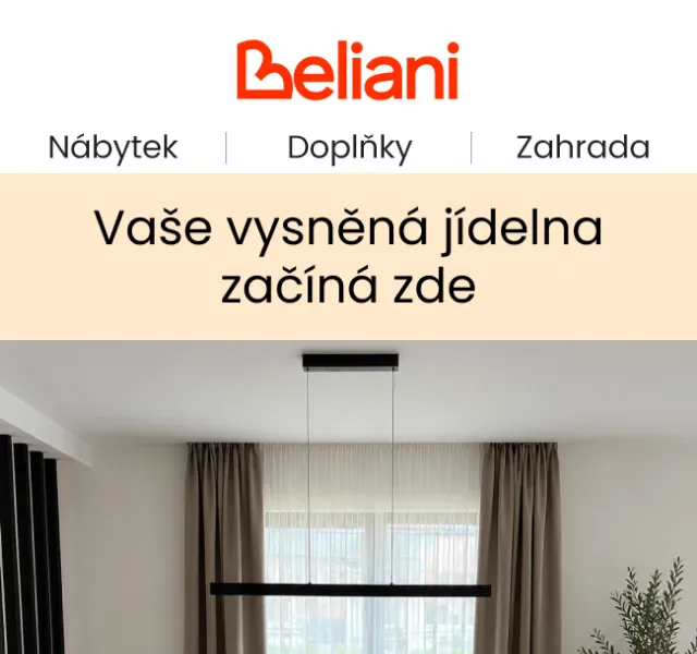 Beliani.cz: Jídelny a kuchyně – až 65 % sleva – červen 2026