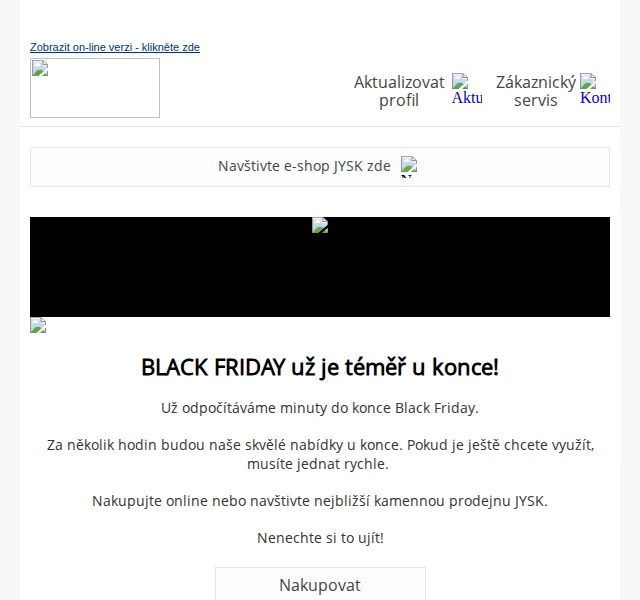 JYSK: Black Friday slevy až 50 % – červen 2026 | Nuslet.cz