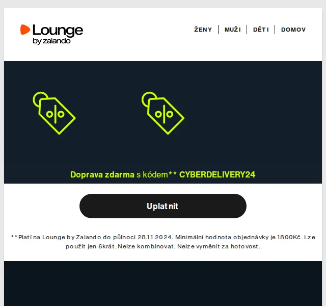 Lounge by Zalando: Black Friday slevy až 82 % – červen 2026 | Nuslet.cz