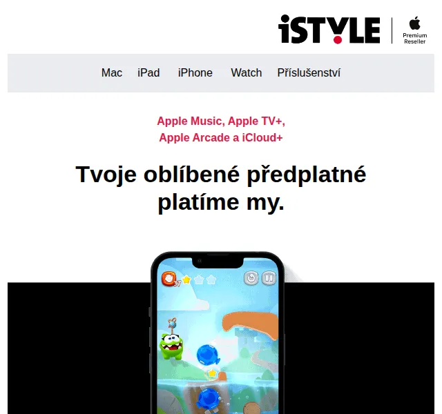 iSTYLE: Apple služby na 3 měsíce zdarma – červen 2026 | Nuslet.cz