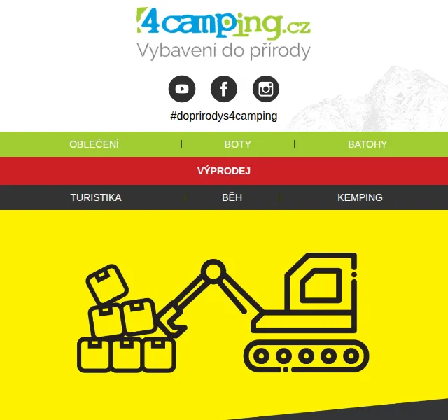 4camping: Vymetáme sklady se slevami až 70 % – červen 2026 | Nuslet.cz